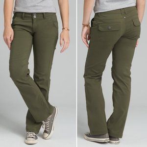 Prana Halle Hiking Pants in Cargo Green